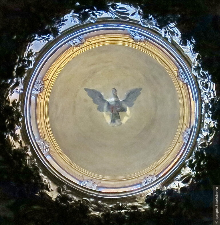Рим. Церковь Сант-Иньяцио. Купол светового барабана. 2017-08-17