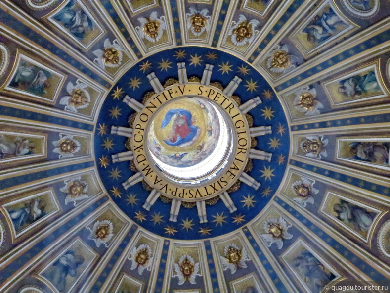 Ватикан. Собор Святого Петра. Вершина купола. 2017-08-18