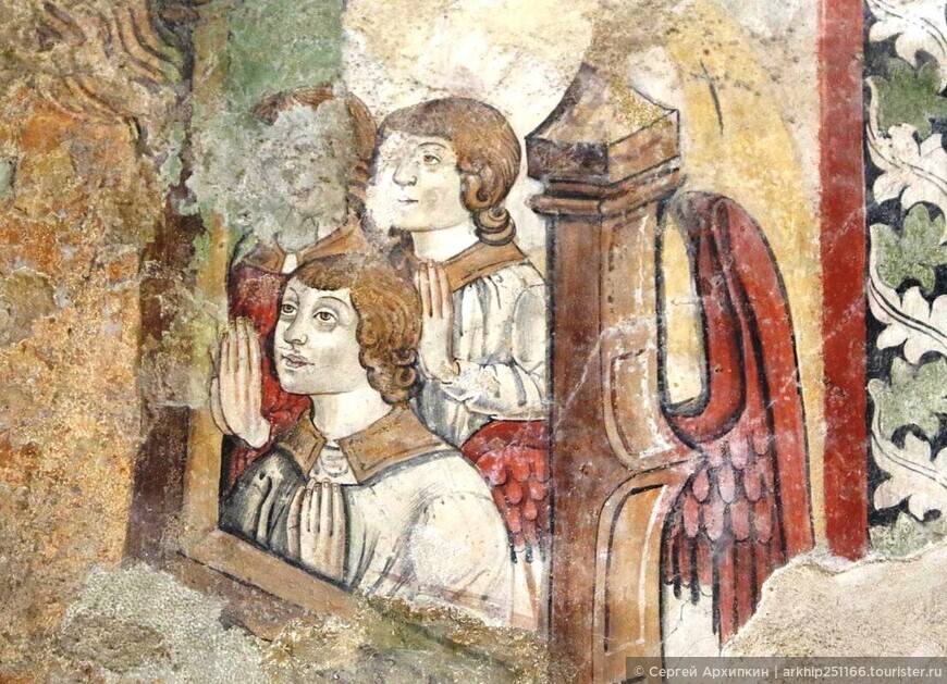 Греческая церковь Богоматери с фресками 14 века в Агридженто на юге Сицилии