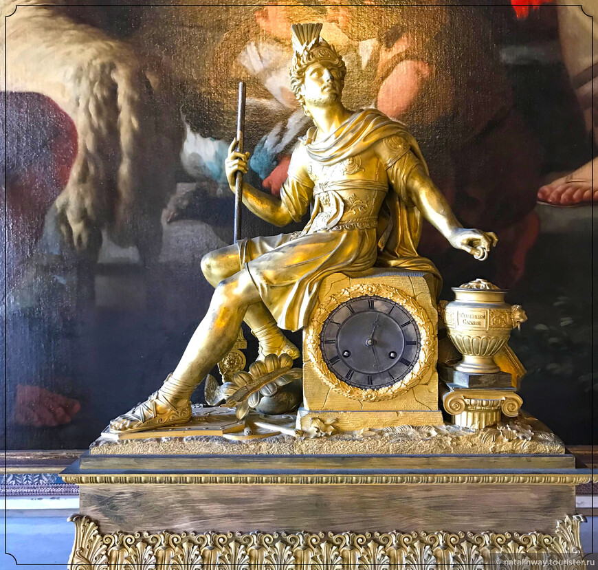 Часы, которые Николай I подарил Фернандо II  по поводу своей поездки в Неаполь в 1845 году