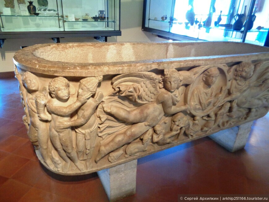 Археологический музей в знаменитой Долине Храмов в Агридженто на юге Сицилии