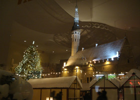 Сказочный зимний вечер в Таллине