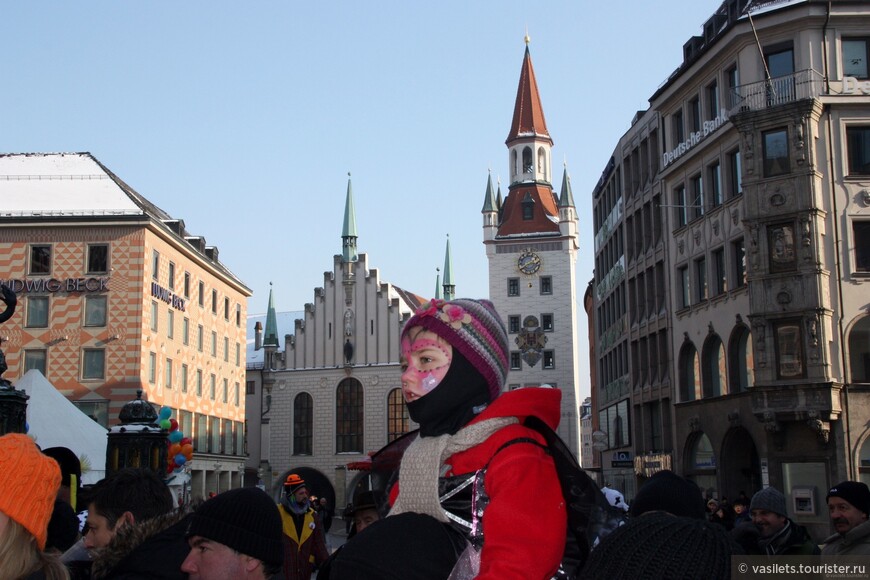 Февральские гулянья на Мариенплац