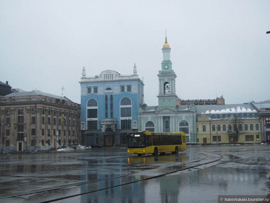 Шестнадцатичасовой  марафон по Киеву, или под дождем по гололеду