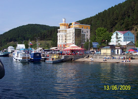 Листвянка - порт на Байкале