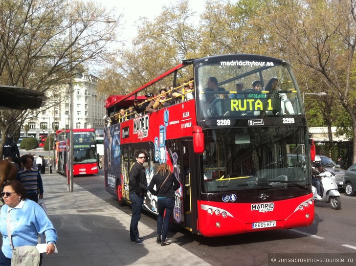 Tourist Bus в Мадриде