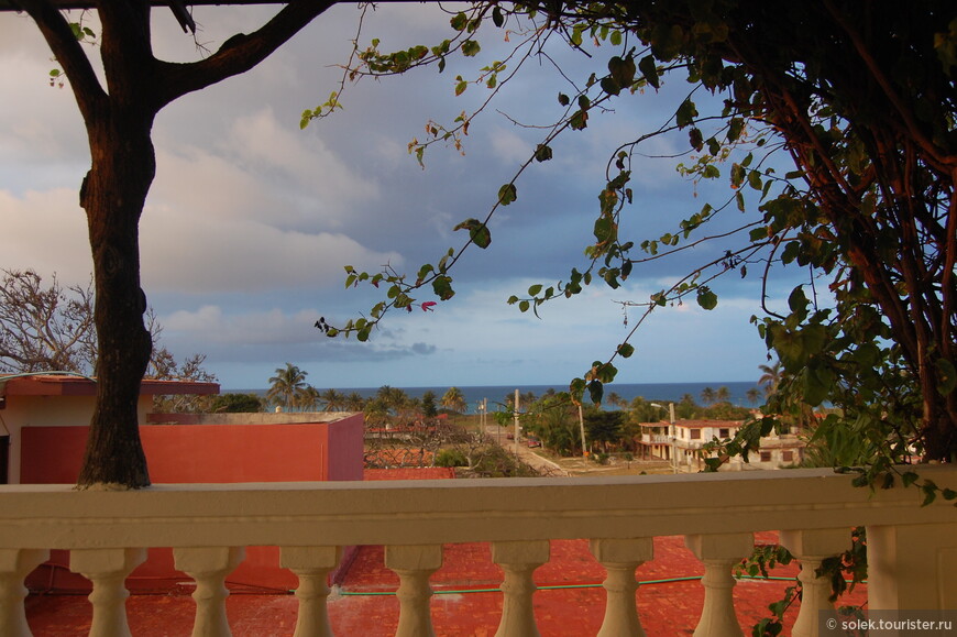 Вид с террасы дома в Бока Сьега