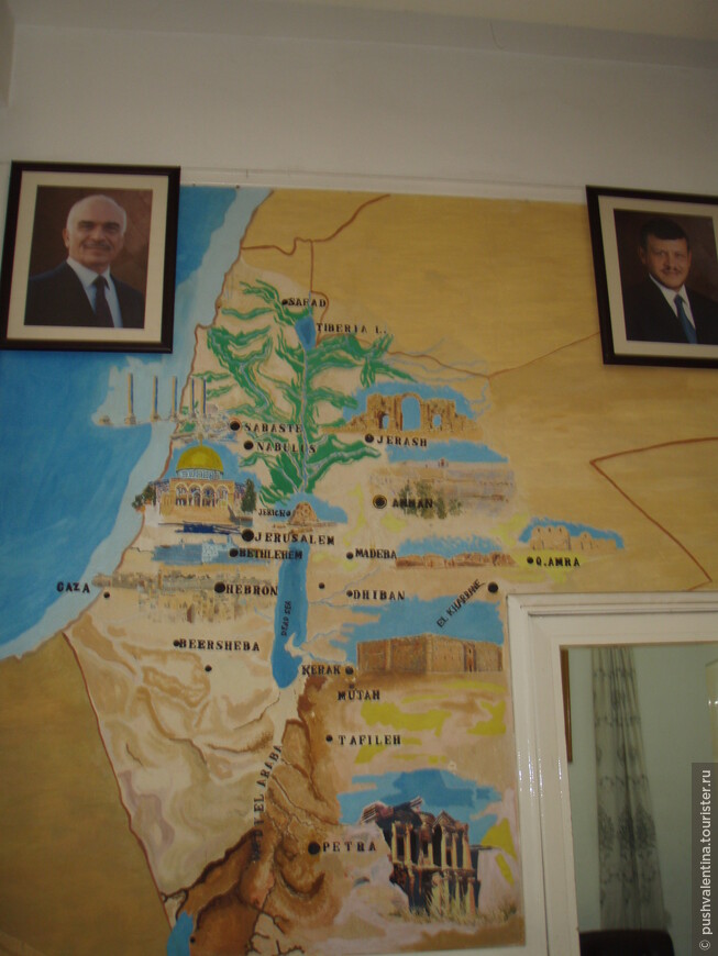 Иордания с севера на юг