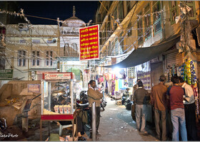 Вечер торгового города (Джайпур, Индия)