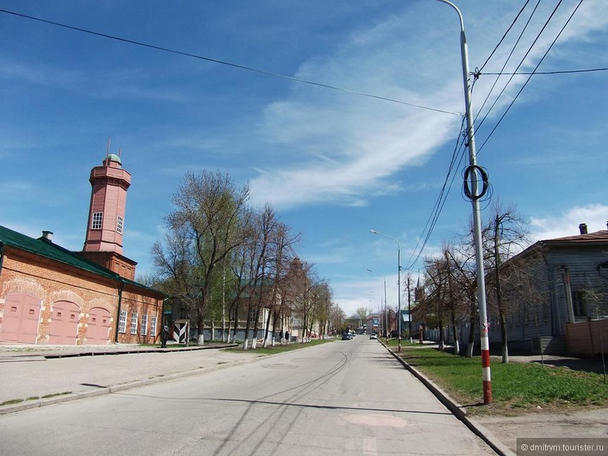 Улица Ленина (слева пожарная каланча)