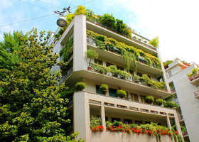 Миланские балкончики-дворики-террасы
