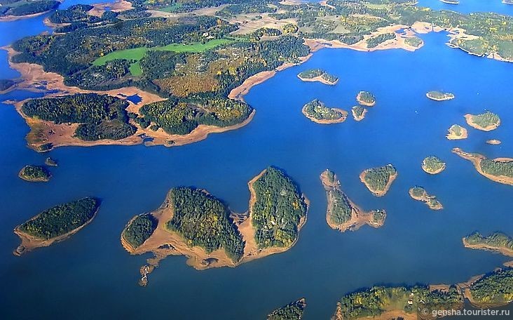 Остров Корпо и озеро Валкайнен
