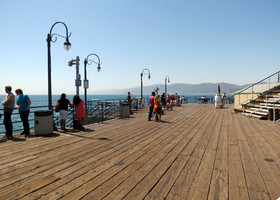 Santa Monica, побережье, Лос-Анджелес