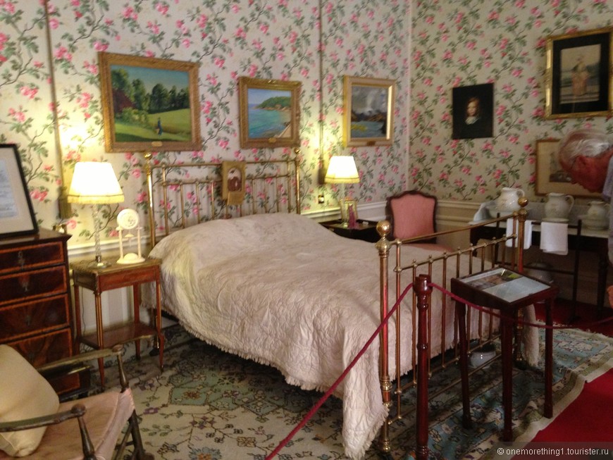 Спальня, в которой родился Черчиль.