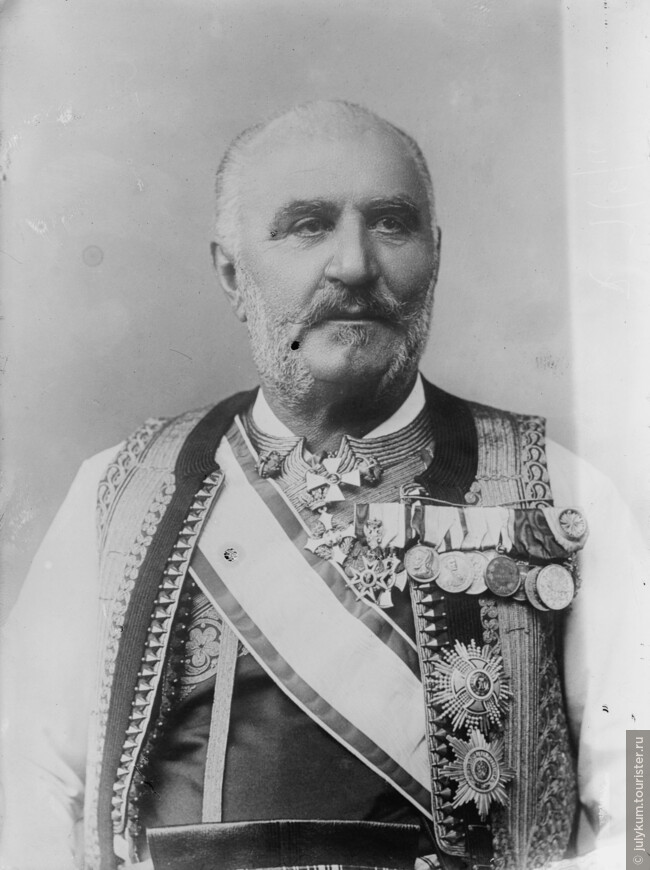 Первый и последний черногорский король Никола I Петрович Негош.
Автор фото: Bain News Service.