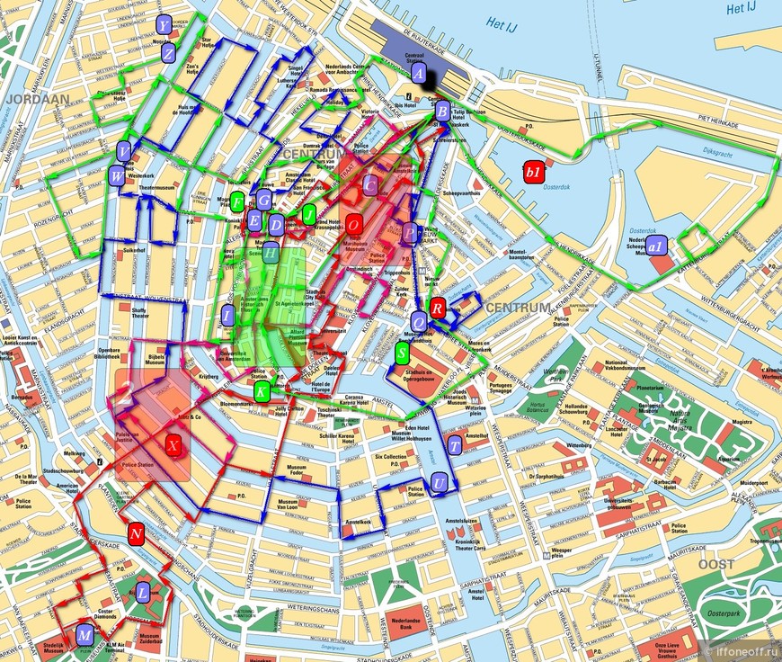 Амстердамские маршруты. Два шага по карте