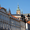 Вид на Пражский град с Малостранской площади