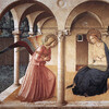 Беато Анджелико. Благовещение, фреска, ок.1435-45. Музей Сан-Марко