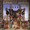 Филиппино Липпи. Чудо св. Филиппа в Иераполисе, фреска, ок. 1500, Капелла Строцци, церковь Санта-Мария-Новелла