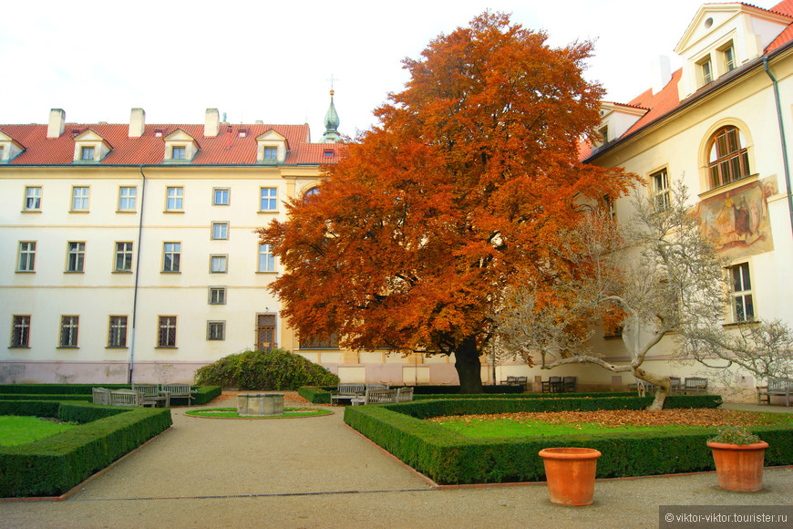 Вояновы сады в центре Праги