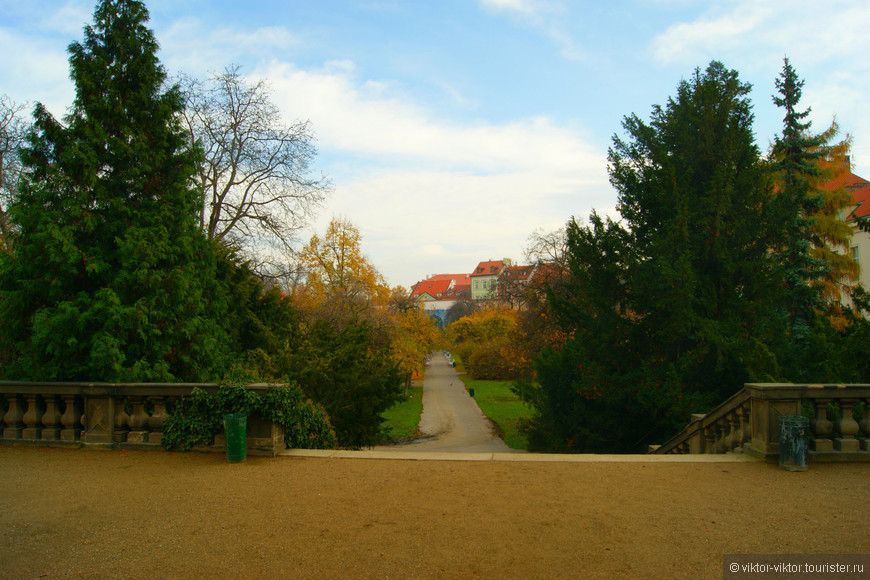 Вояновы сады в центре Праги