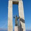 Реджо Калабрия. Статуя Афины и монумент королю Викторио Эммануеле II