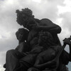 Фрагмент скульптуры, украшающей лестницу Брюльской терассы
