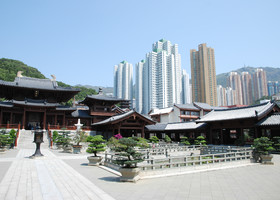 Монастырь Chi Lin и сад Nan Lian