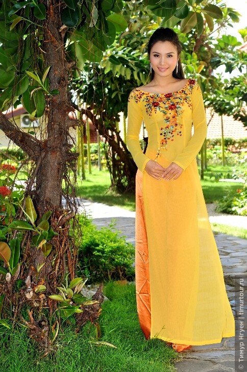 Аозай - национальный женский вьетнамский костюм