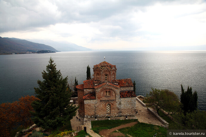 Самая известная церковь в Охриде - святого Иоанна Богослова