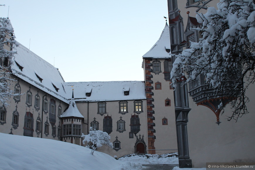 Зимняя сказка в средневековом Фюссене