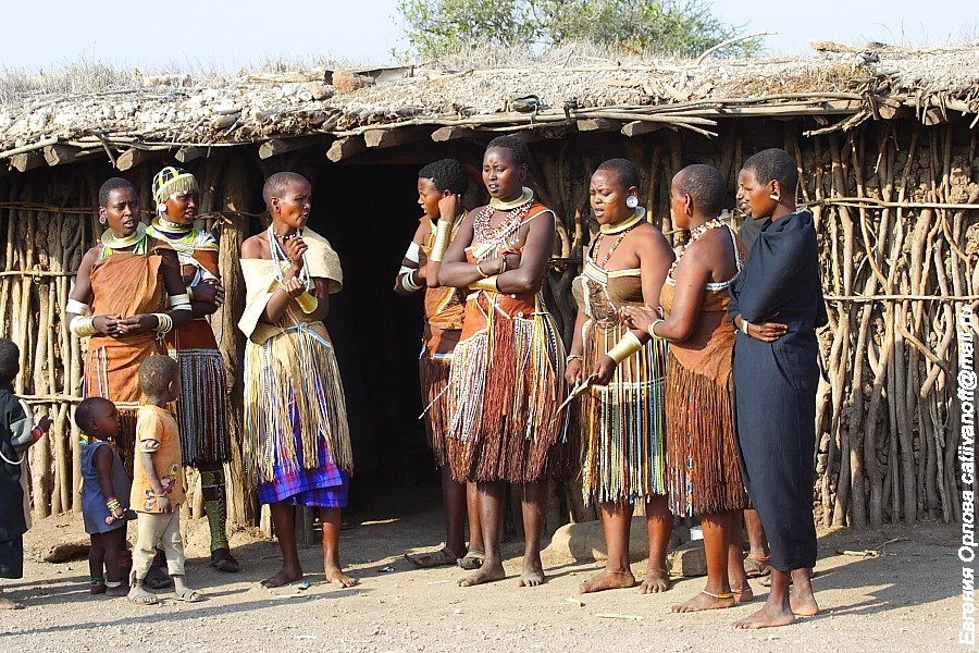 Tribe 4. Племя Датога. Африканские этносы Датога скотоводы.