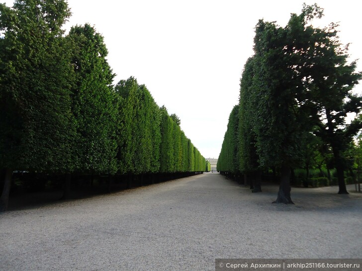 Посещайте парк  дворца Шёнбурнн с утра.