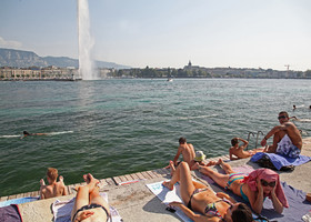Женева: пляжный отдых на