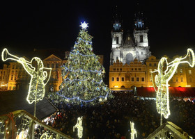 Рождественская Елка в Праге 2013