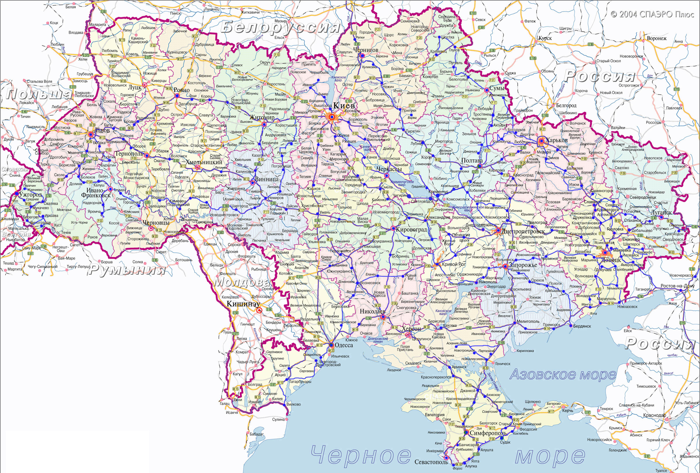 Карта автомобильных дорог украины скачать на компьютер