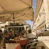 Лиссабон, кафе, трамвай 28