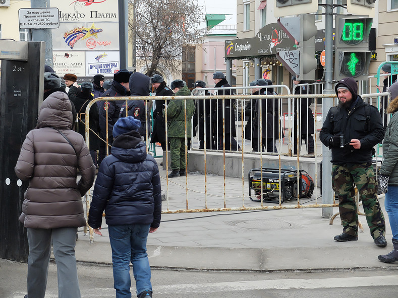 Практика стрит-фото на шествии оппозиции За свободу в Москве