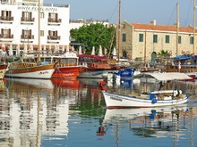 Порт в Гирне, Северный Кипр, май 2010