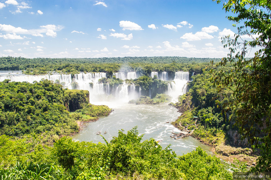 Чудо природы — водопады Игуасу с бразильской стороны