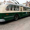Старинный трамвай в порту Вальпараисо  в Чили