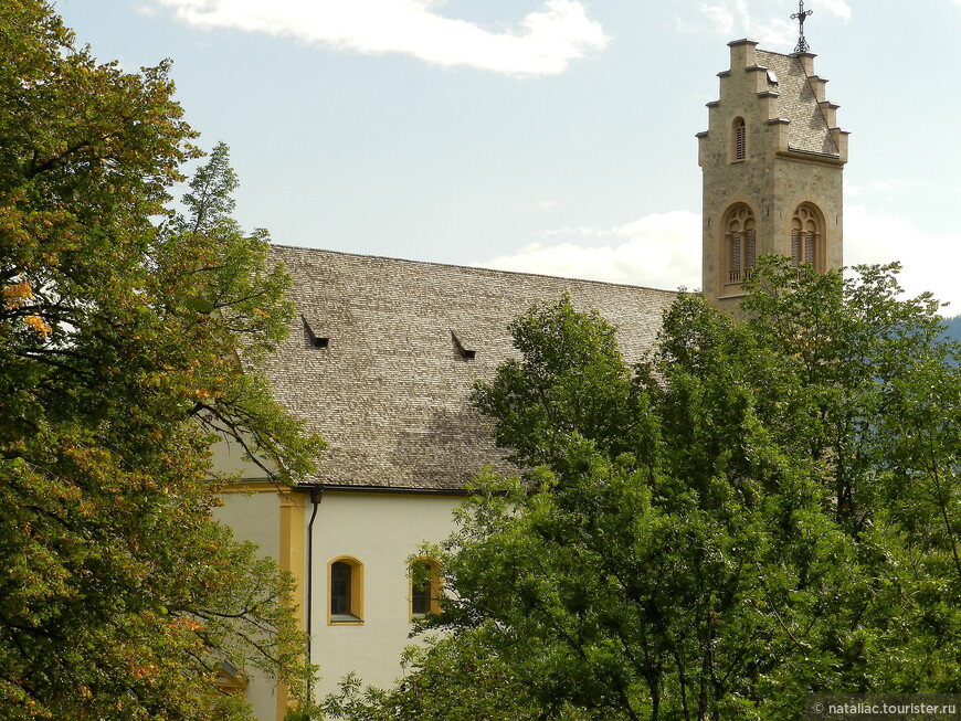 Аббатство Санкт-Георгенберг Фихт в Тироле.