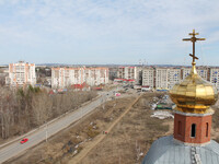 Краснокамск с высоты: на Пасху
