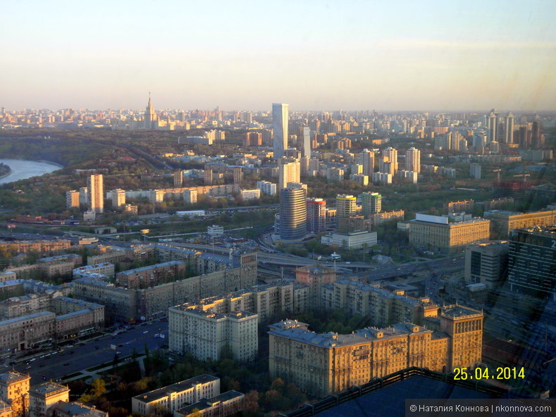 Москва Сити с высоты птичьего полета (или все же птицы летают ниже?)