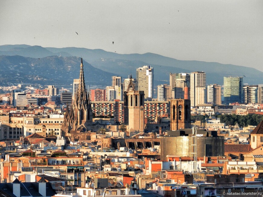 Hola y adiоs en Barcelona.