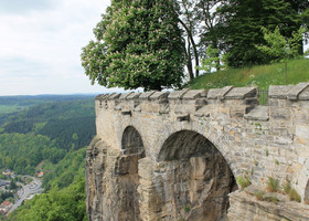 Саксонская Швейцария. Крепость Кенигштайн