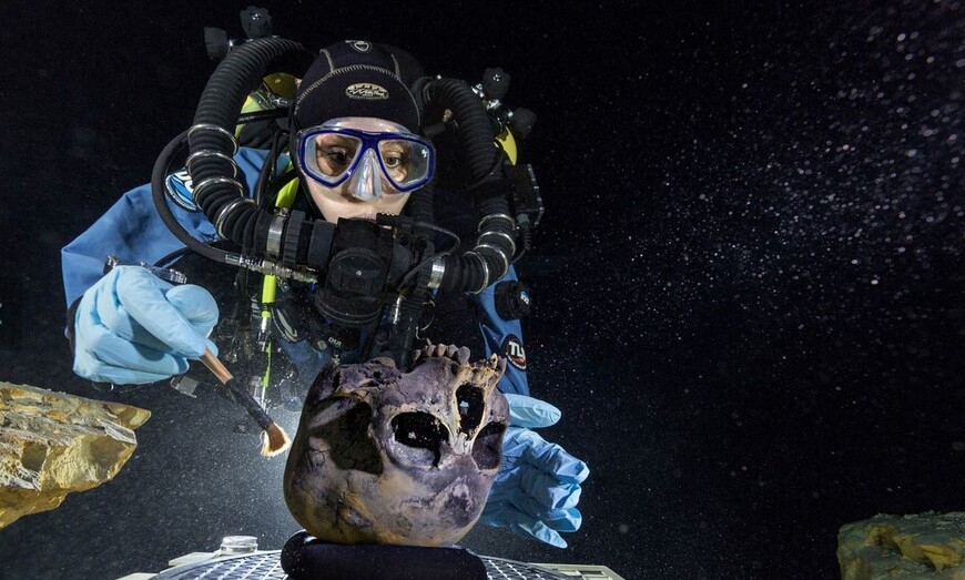 В пещере Юкатана найден древнейший скелет в Америке