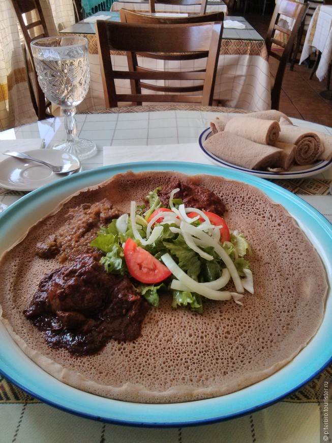 Эфиопская кухня - едим руками