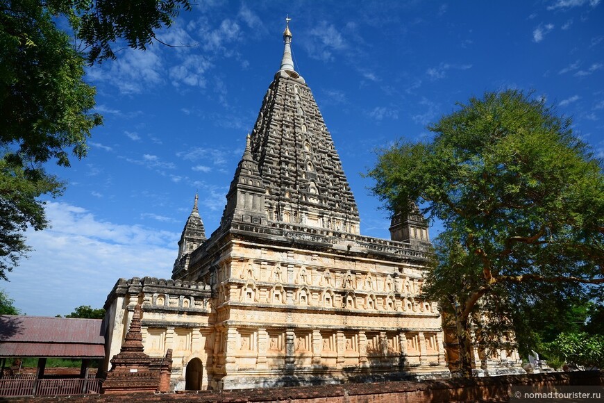 mahabodhi temple The mahabodhi temple (the temple of great awakening), located in bodh gaya in gaya district, 96 km away from patna in bihar, india, is a notable buddhist temple. mahabodhi temple The mahabodhi temple (the temple of great awakening), located in bodh gaya in gaya district, 96 km away from patna in bihar, india, is a notable buddhist temple.