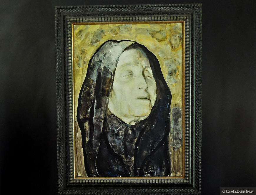 Портрет болгарской ясновидящей из дома-музея Ванги